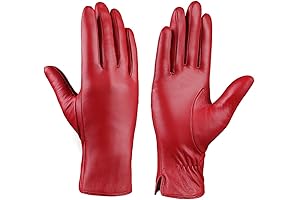 Women's Lambskin Leather Touchscreen Gloves