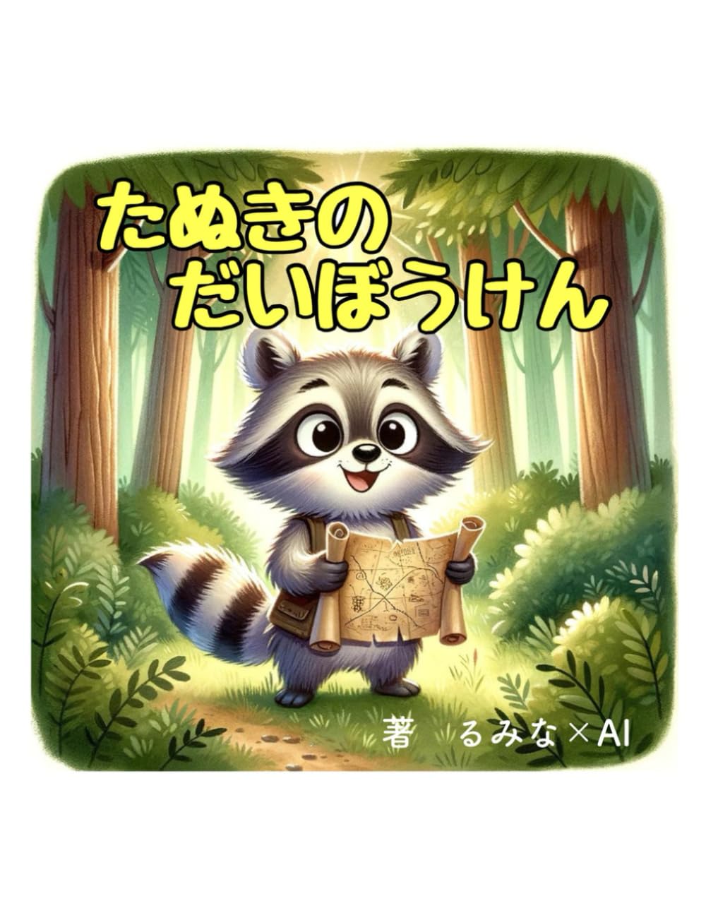 たぬきのだいぼうけん | るみな×AI |本 | 通販 | Amazon