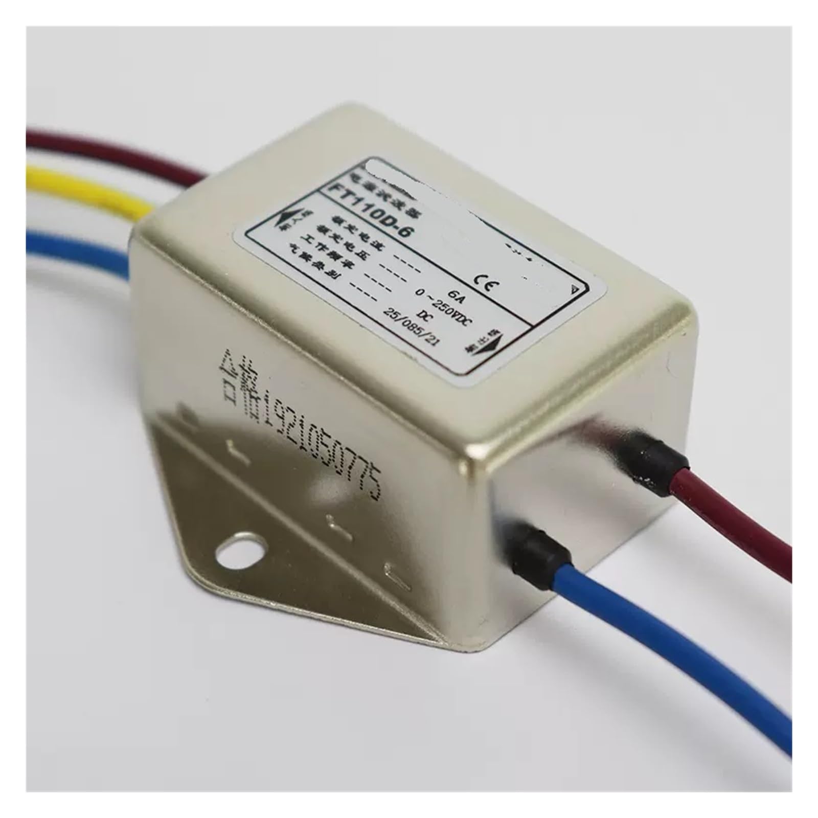 Einzel-Gleichstrom-Netzfilter 220V 12V 24V 110V 0-250VDC FT110D-6A