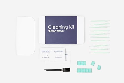 Embr Labs - Kit de limpieza de ondas Limpia manchas, huellas dactilares y suciedad Seguro para todos los dispositivos y accesorios Incluye paño