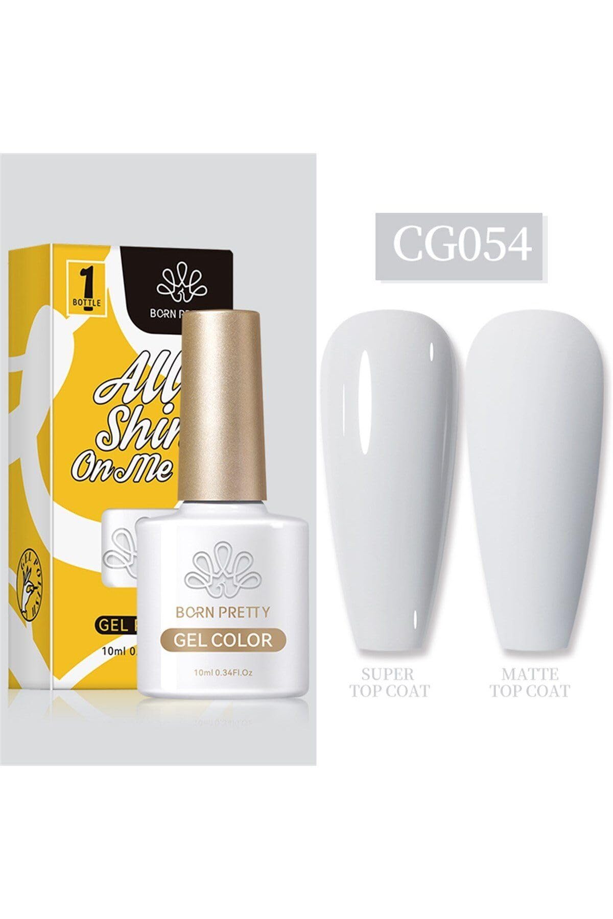 Born Pretty 10 Ml Sılky Whıte Serisi Kalıcı Oje Cg054 (55845) 2657