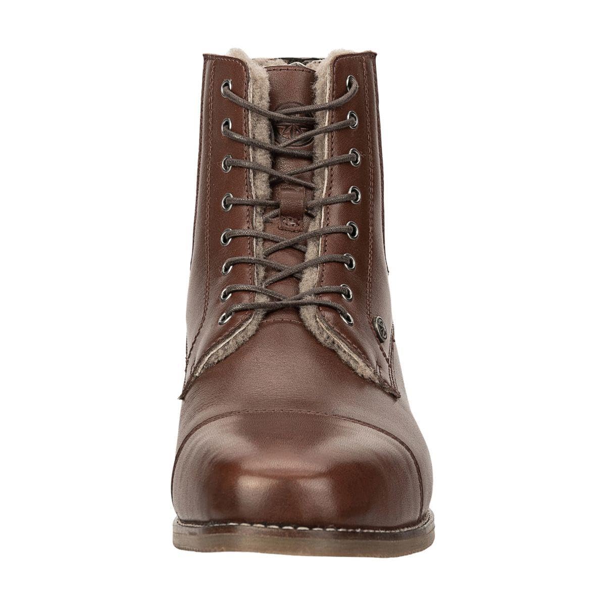SUEDWIND FOOTWEAR Stiefeletten Florentina BZ Lace Merino Schwarz & Braun
