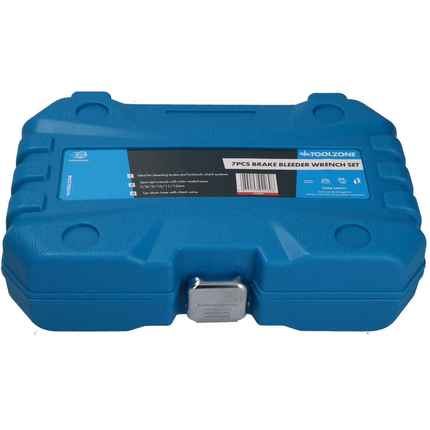AB Tools-Toolzone Brake Clutch Bleeder Bleeding Bleed Wrench Set 12 Point Sockets 7-12mm 6pc