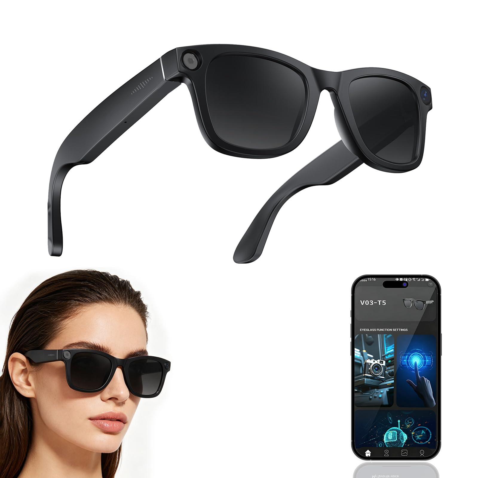 CYJBE Smart Camera Glasses