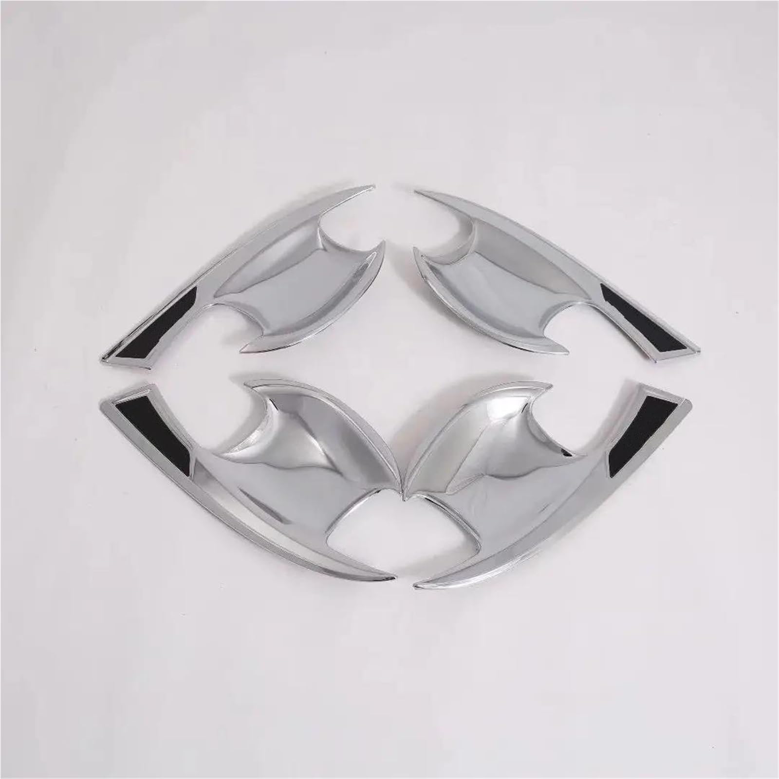 UJNHEQ for Kia for Forte for Cerato K3 BD 2019 2020 2021 2022 ABS Carbon Fiber Car Door Handle Cover Bowl Trim Sticker(Type D)