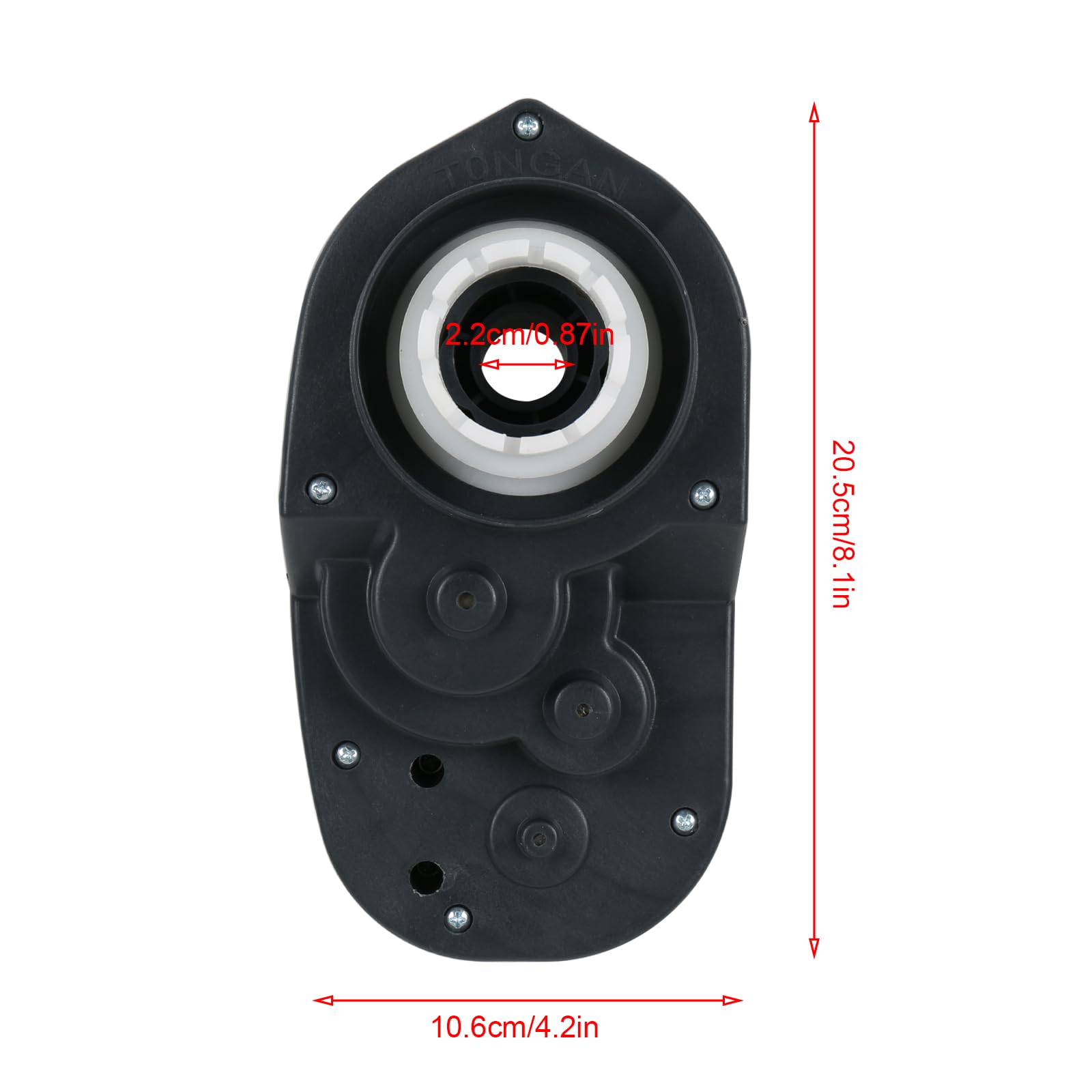 Motor de alta velocidad, 12 V 35000 RPM RC Auto Transmisión, motor de transmisión eléctrico, motor de transmisión de alta velocidad para niños Paseo eléctrico en piezas de juguete de coche
