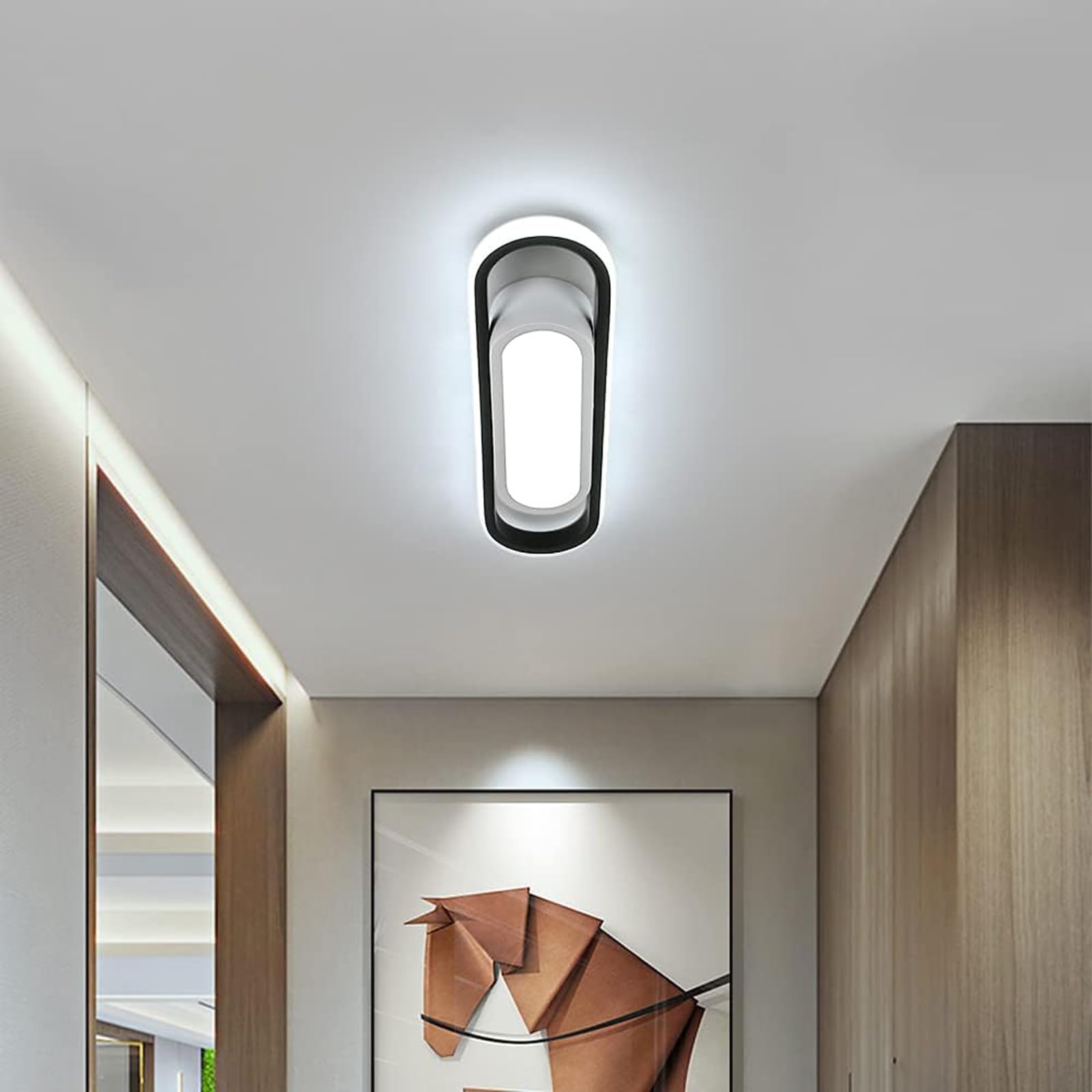 Liniowy Dioda LED światło Sufitowe Nowoczesne Kreatywne Lampa Sufitowa