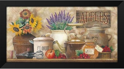 Miniatura 2 de ArtDirect Wargo, Ed 24x14 Black Modern Framed Art Print Titled Antique Kitchen