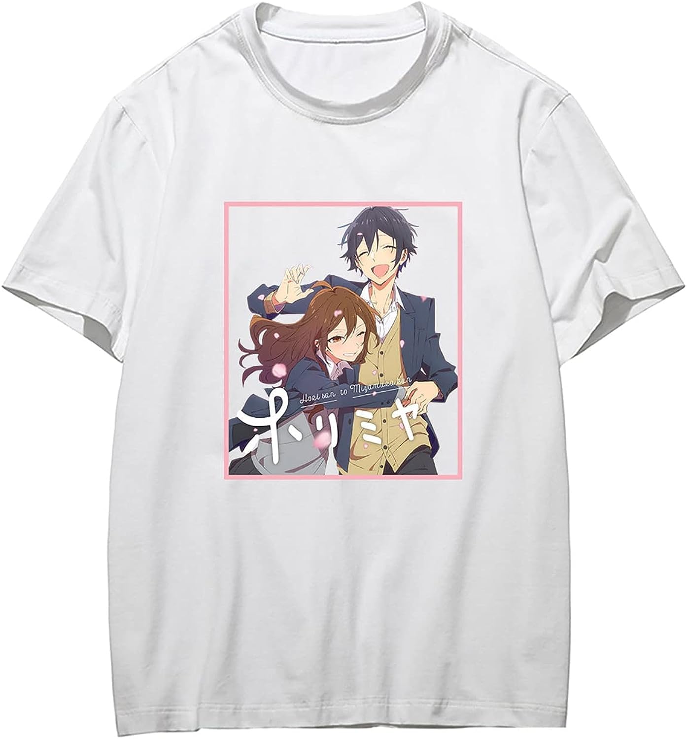 Hori san to Miyamura kun T-Shirts Horimiya Hoodie Unisex Kyouko Hori Harajuku Casual Hoodie Izumi Miyamura Horimiya Loose Pullover(Medium)