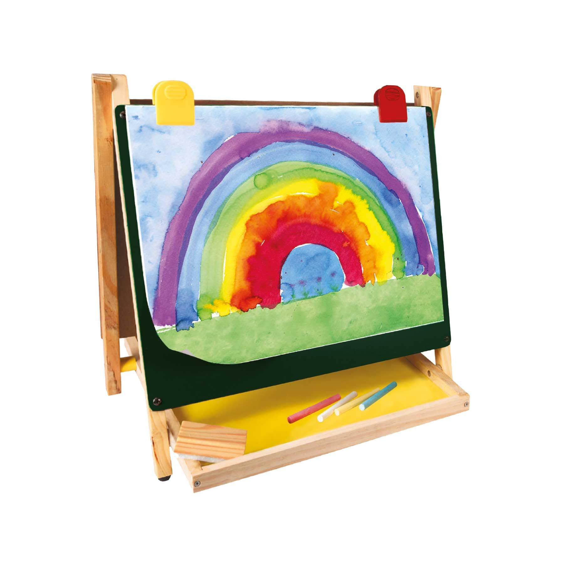 Pizarra de Madera 3 en 1 Plegable Art Planet