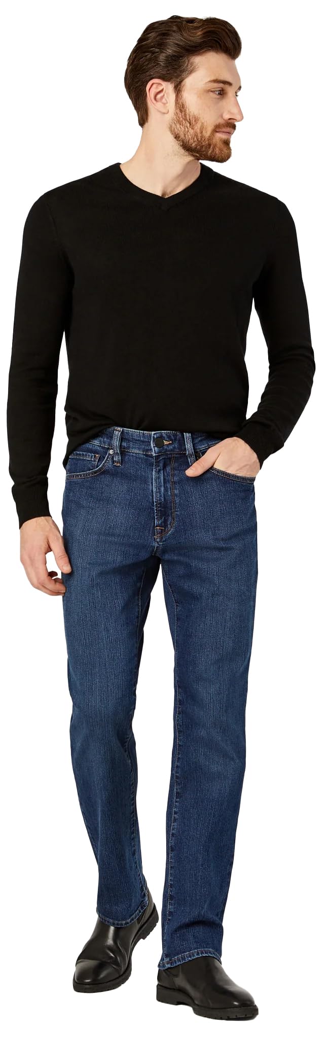 34 Heritage Men's Charisma Comfort Rise Relaxed Straight Leg Jeans