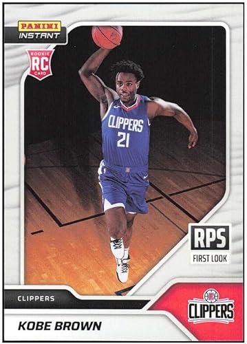 KOBE BROWN RC 2023-24 Panini Instant RPS First Look ROOKIE 224#RPS-29 Clippers NM+-MT+ NBA Basketball KOBE BROWN RC 2023-24 Panini Instant RPS First Look ROOKIE 224#RPS-29 Clippers NM+-MT+ NBA Basketball