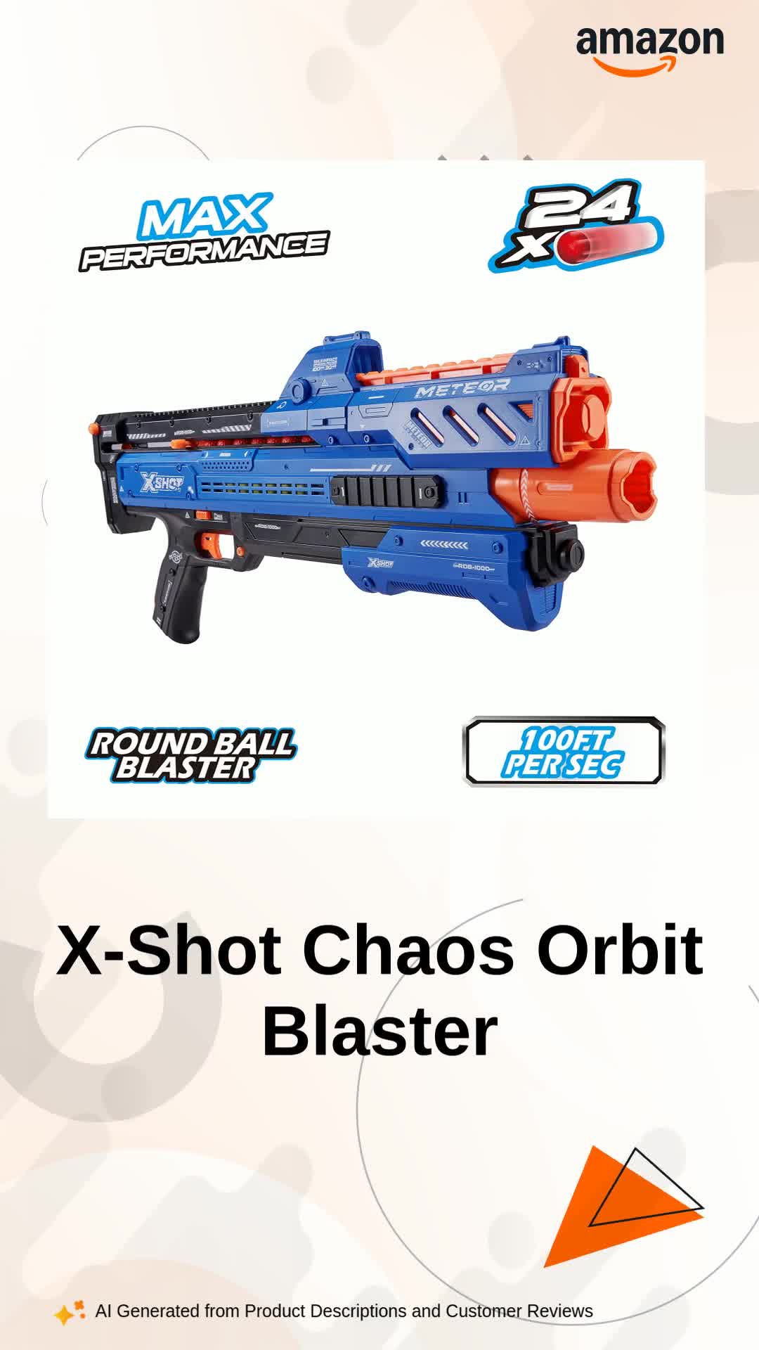 X-Shot Chaos Orbit S1 Blaster