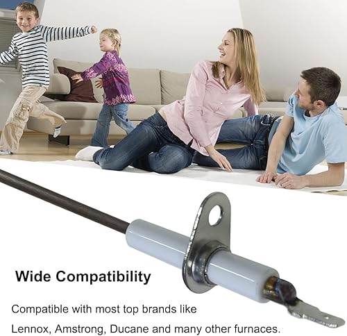 Miniatura 7 de Sensor de llama de horno ultra duradero 52W29 compatible con Lennox, Armstrong Ducane Furnaces – Reemplaza 52W2901 LB47940A 31L71 31L7101 compatible