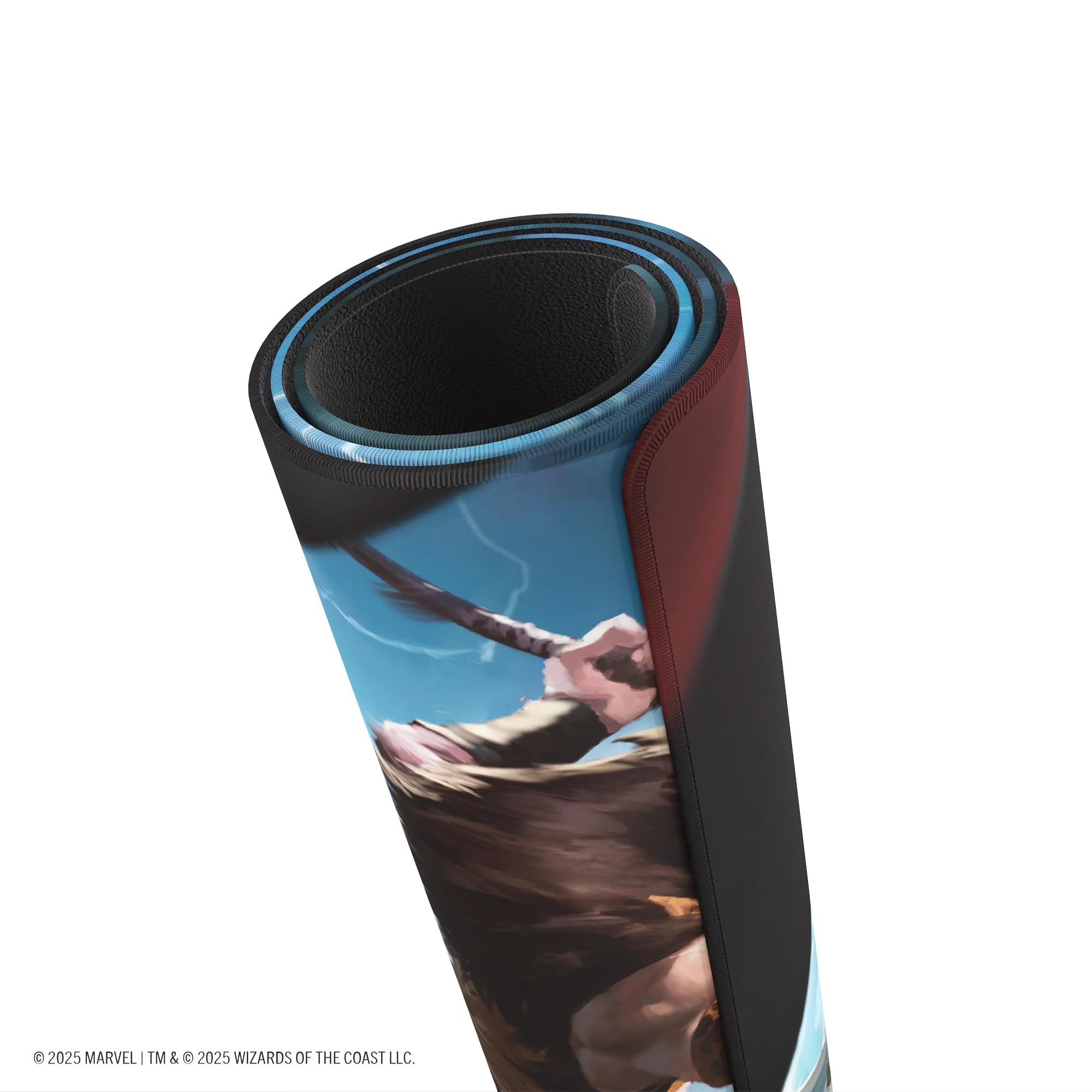 Gamegenic, Magic: The Gathering - Marvel's Spider-Man Prime Playmat - Sinister Six, Licenza Ufficiale, Tappetino da gioco 61x35 con 2 mm di spessore