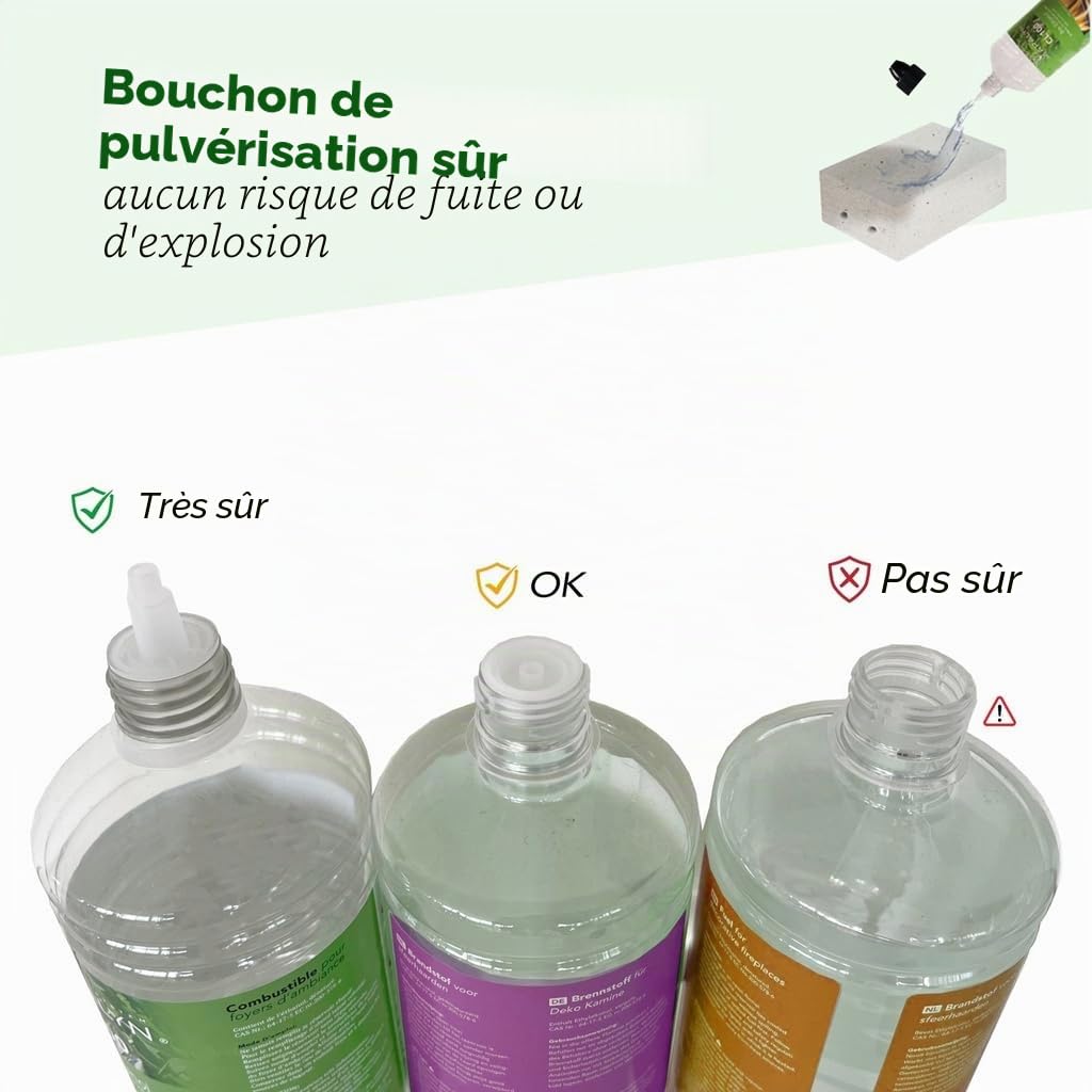 Xaralyn Bioéthanol CL100 (12X 1 Litre) - Bioéthanol 100% Pur - Sans Odeur - Origine Néerlandaise - Carburant Respectueux De L'Environnement