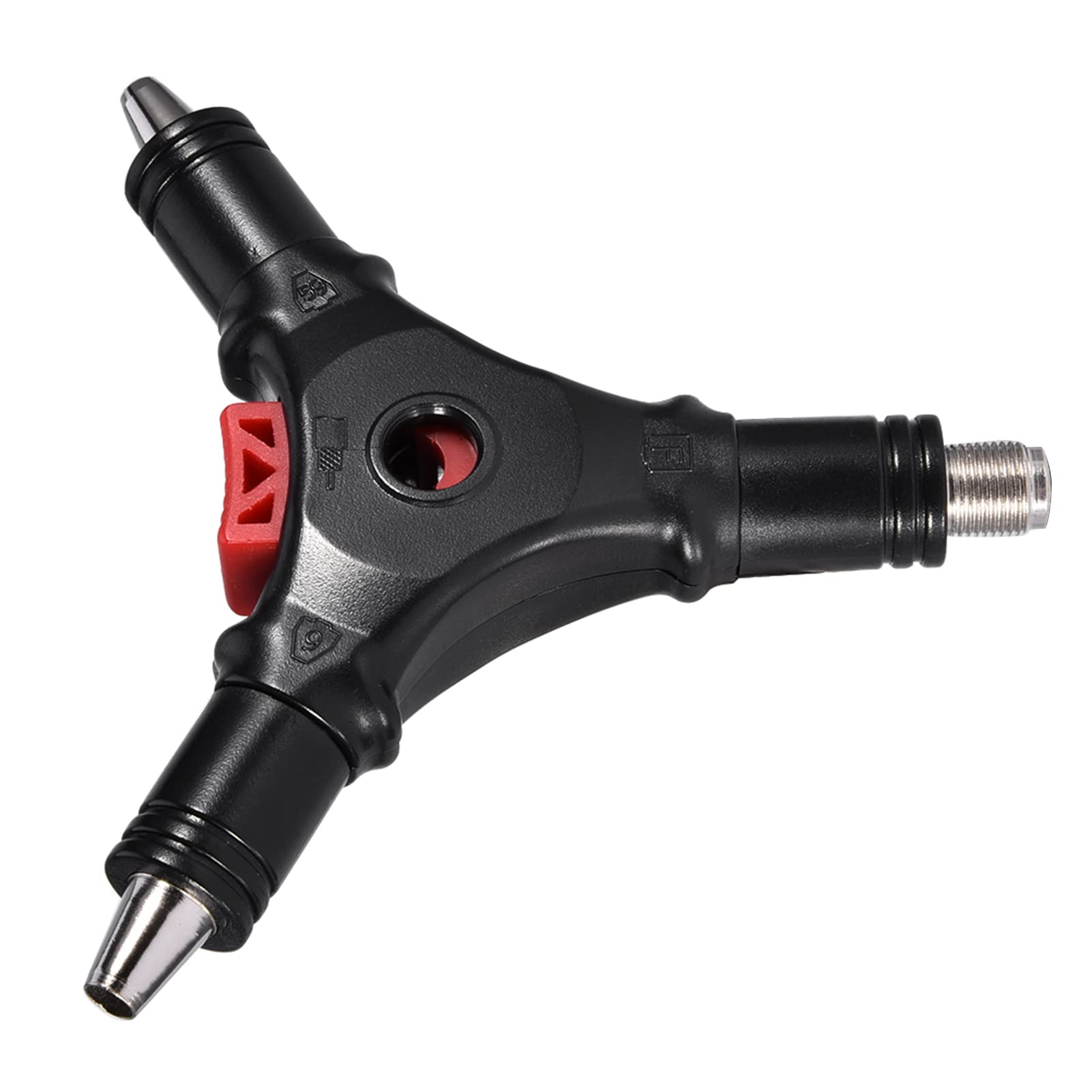 Generic RG59 -Kabelstripper, RG6 -Kabel Stripper 4 in 1 F Anschluss 3 in 1 F Stecker Koaxial Komprimierungstool Für RG59 RG6 Für Video, TV,