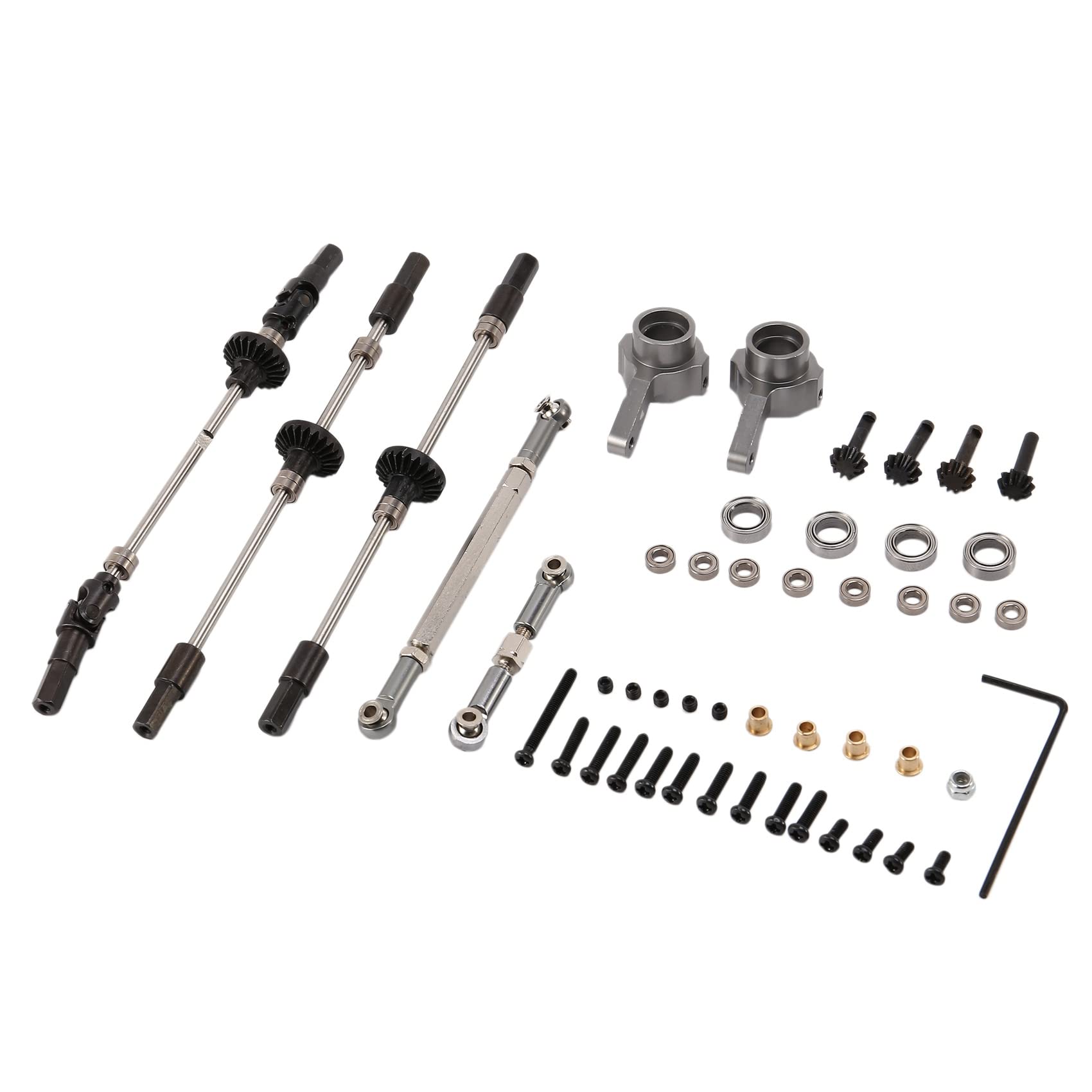 Set Ingranaggi Acciaio Per Assale Ponte Di Auto RC 1/16 - Aggiornamento Per B14 B24 C14 C24 C34 C44 B16 B36 6WD