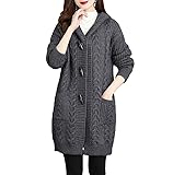 Gilet Femme: Les tendances de la mode classiques dans votre vie ! cardigan long femme,à porter boutonné ou ouvert sur le devant pour créer des tenues de style chic, cardigan femme chic et elegant, idéal porté comme boléro festif pour femme, Pull de Noël pour femme, pull festif pour femme, gilet cardigan femme, vêtements de détente pour femme, vous donne un look élégant et charmant.