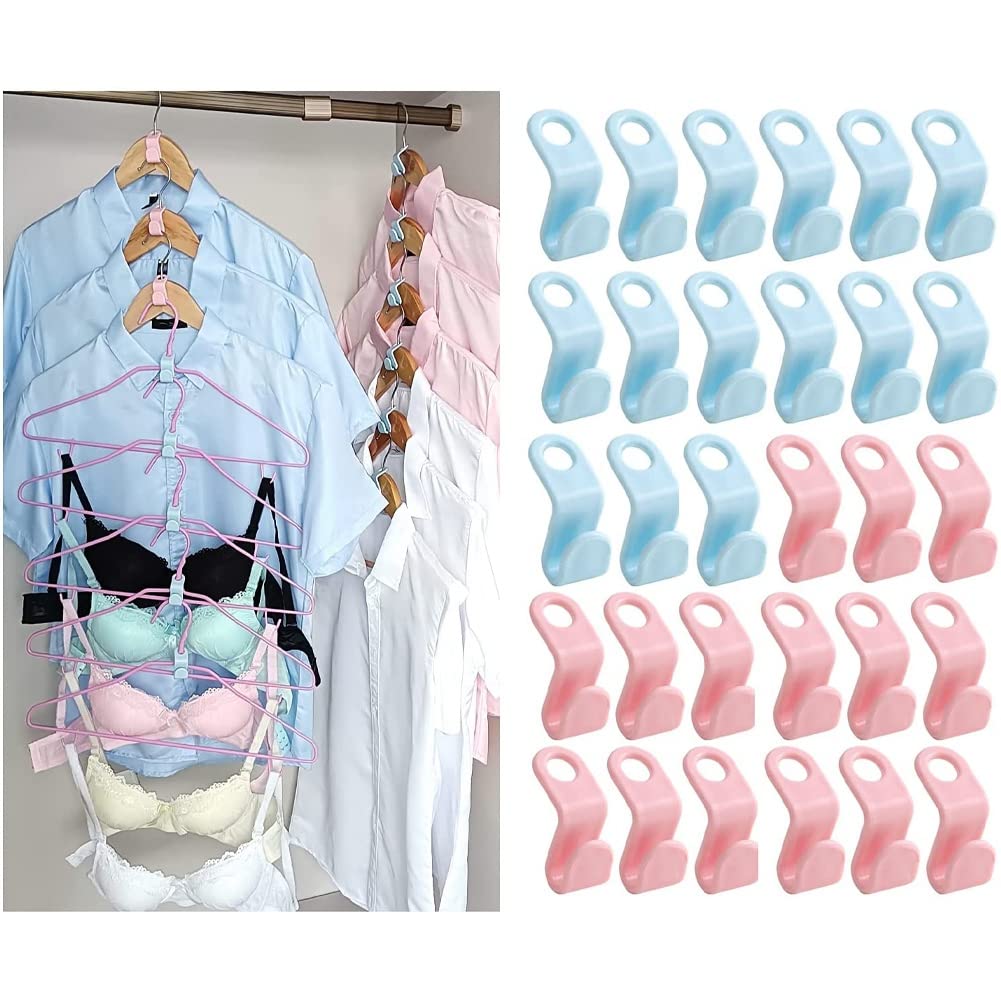 Ganci Connettori Per Appendiabiti - 6/12/24 Pezzi, Per Risparmiare Spazio Nell'Armadio - Foto 2