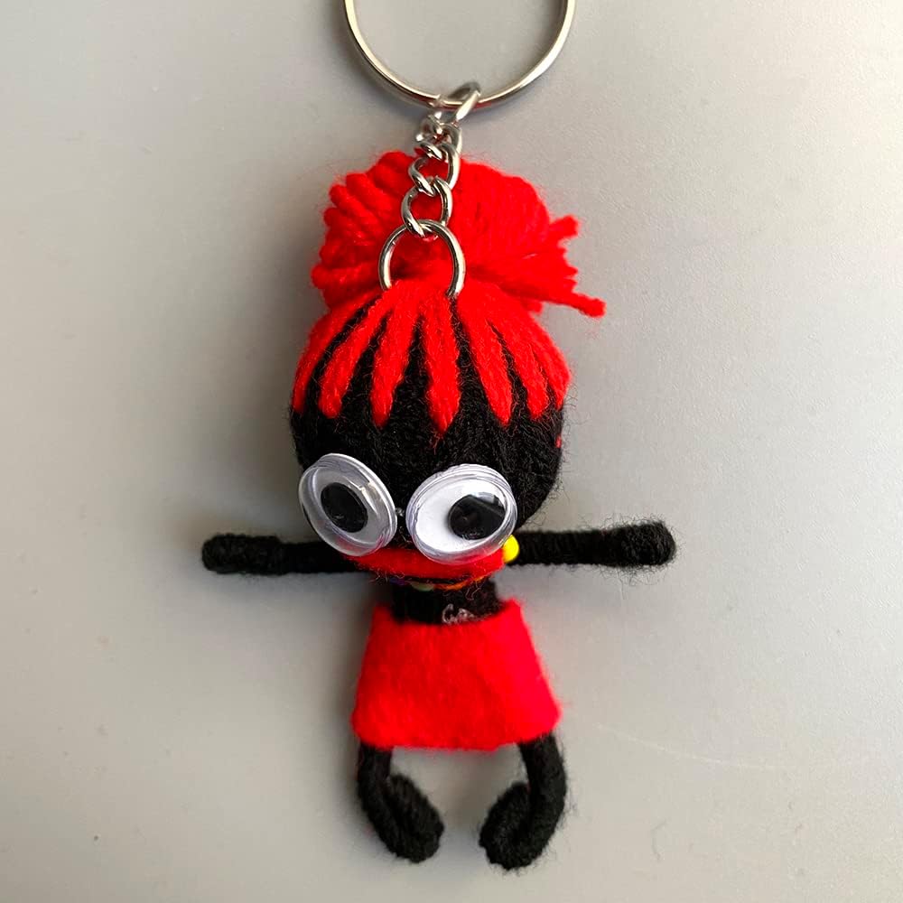 VIE Voodoo String Doll Keychain
