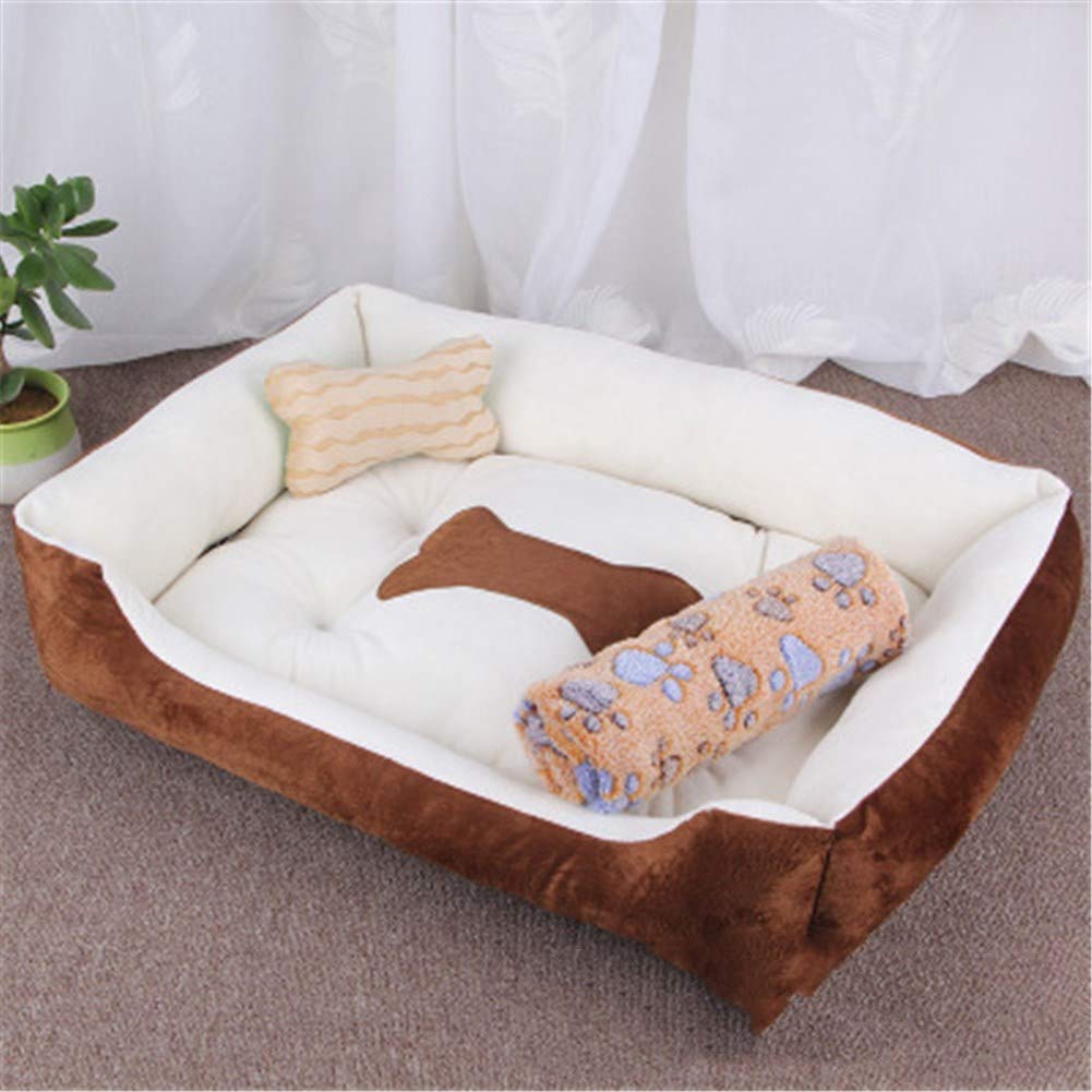 Tapis pour animaux domestiques blanc lavable et réversible toutes saisons