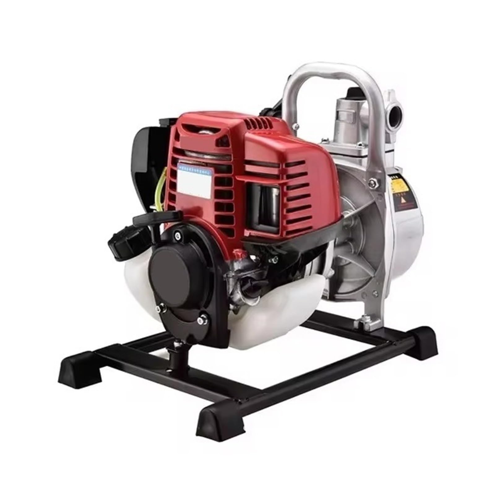 Hijymnzpq 4 Stroke 1 Inch High Lift Gasoline Engine Sump Pump 1 Inch 2-Stroke 4-Stroke Multifunctional Mini For Watering Irrigation Low Fuel Consumption(4 Stroke 1 Inch)