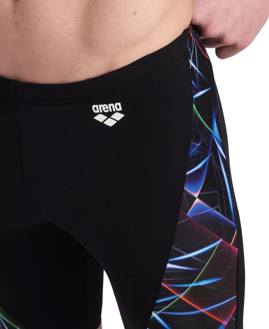 Arena Arena Deutschland GmbH 005564-Hombre Jammer Allover 550 Black-Mult Talla 4 Trunks Swim, Multicolor, Large Unisex Adulto