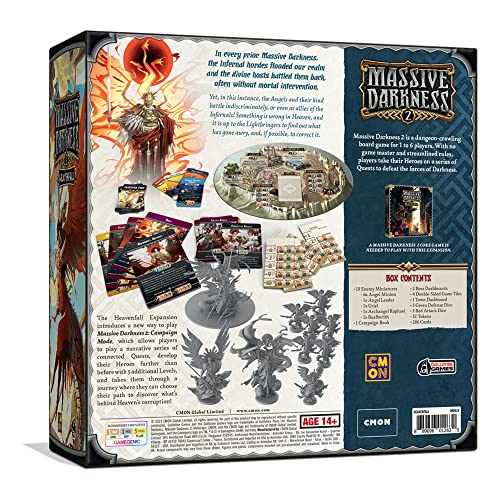 Massive Darkness 2 Heavenfall Expansión Juego de Mesa miniatura 3