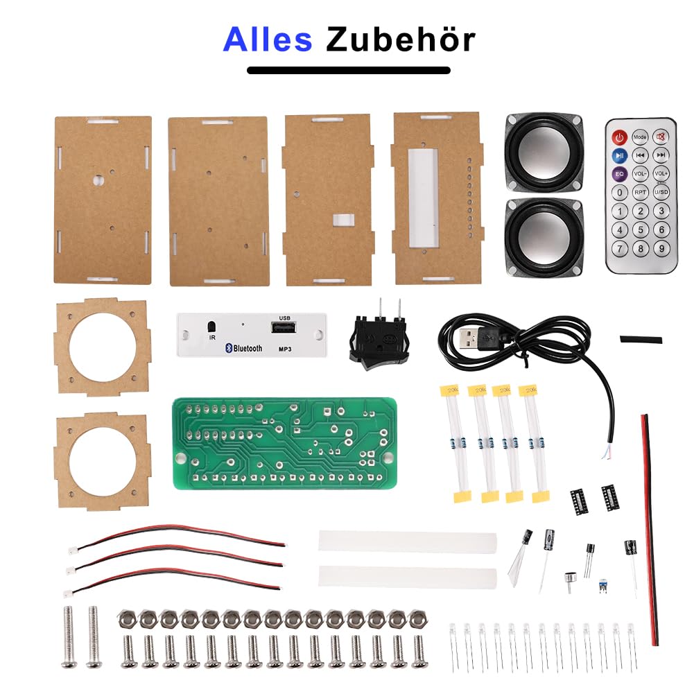 K di saldatura elettronica fai-da-te Altoparlante Bluetooth Assemblaggio di produzione Pratica didattica Componente k elettronico fai-da-te  44