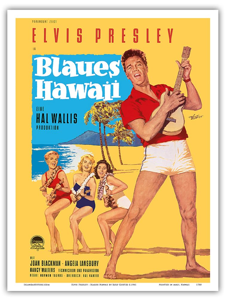 Amazon.co.jp: ブルーハワイでエルビス・プレスリー - ビンテージな