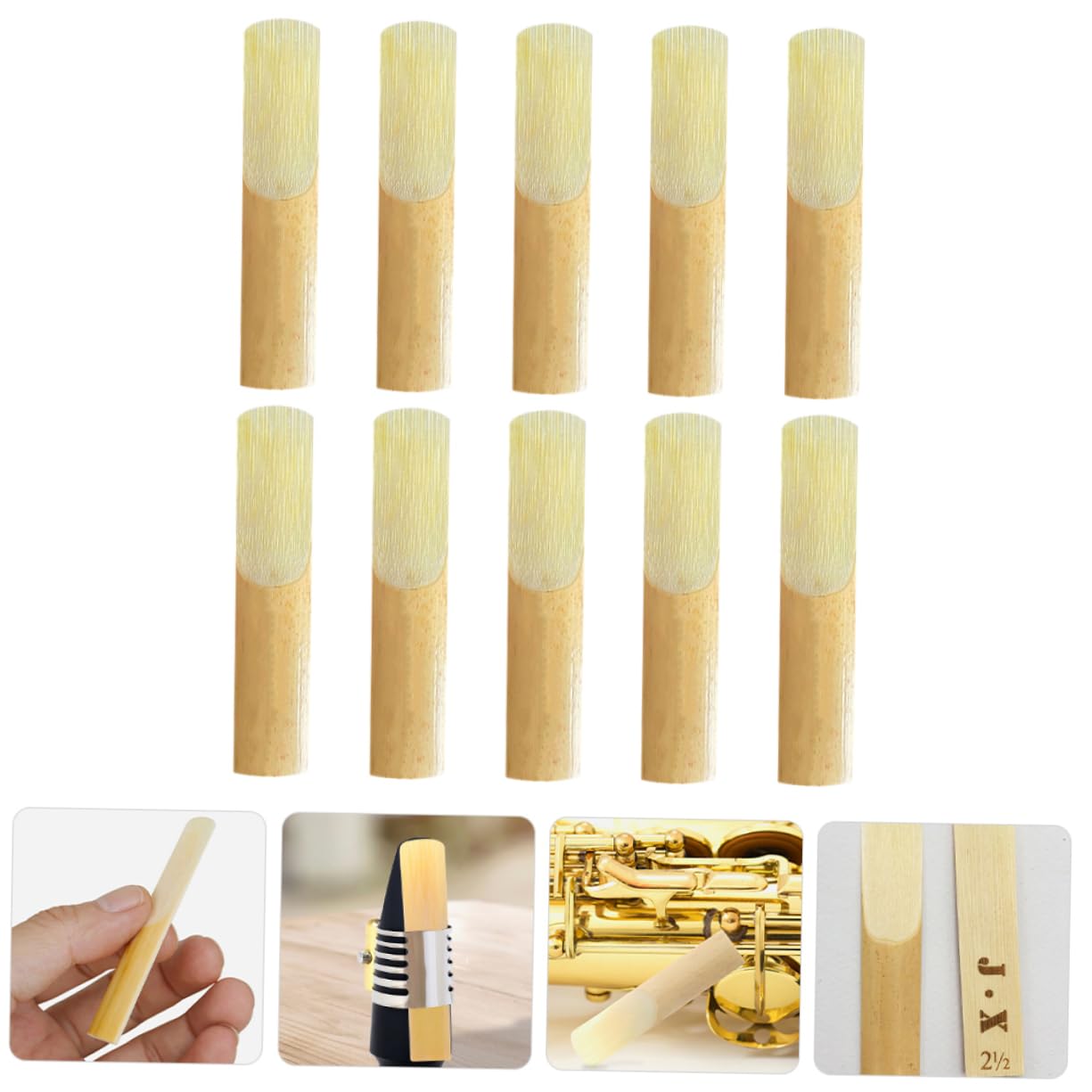 SUPVOX 2.5 Strength Clarinet Reeds Saxophone for Replacement Musical Instrument Accessories Present
