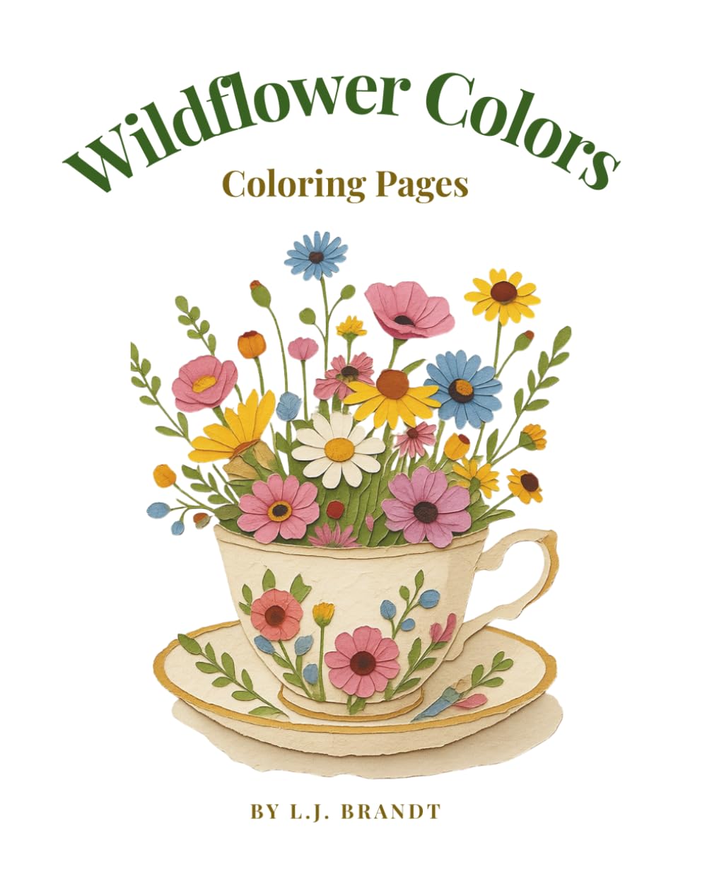 Wildflower Colors: Coloring Pages