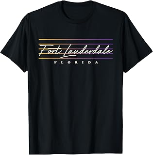 Fort Lauderdale Shirt Florida T-Shirt Retro Style T-Shirt