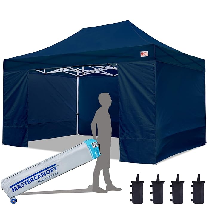 Buy MASTERCANOPY Ez Popup Canopy Tent Commercial Instant Canopies with