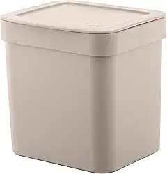 Ou Lixeira 4,7L Bege Linha Trium