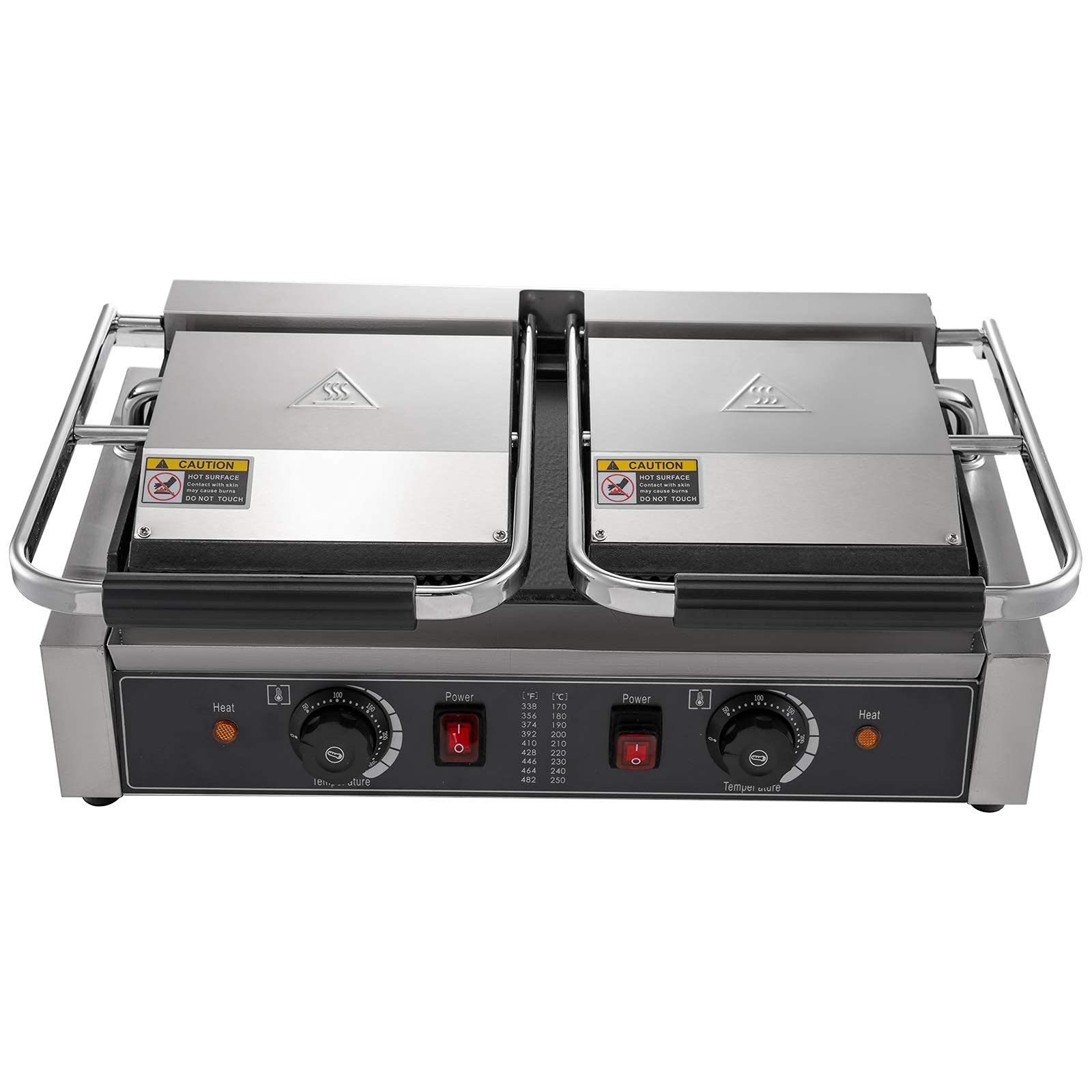 Komercyjna Prasa Do Kanapek 220 V Elektryczna Prasa Do Kanapek Grill 3600 W Prasa Do Kanapek Toster Podwójne Głowice Panini Prasa Do Grilla Toster Maszyna Do Robienia Kanapek