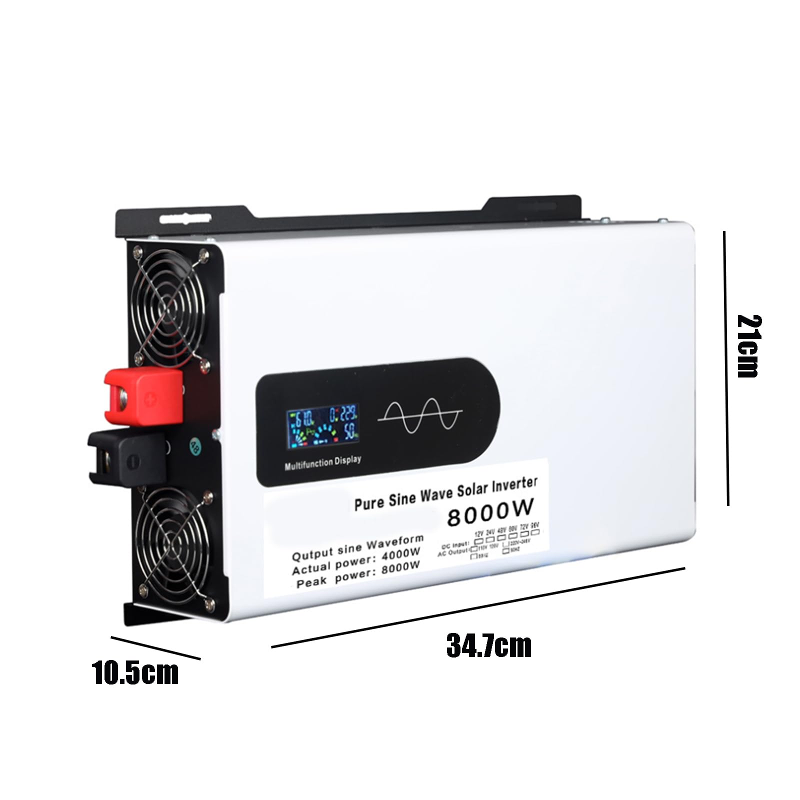 Inverter per Auto a Onda sinusoidale Pura Continua da 4000W