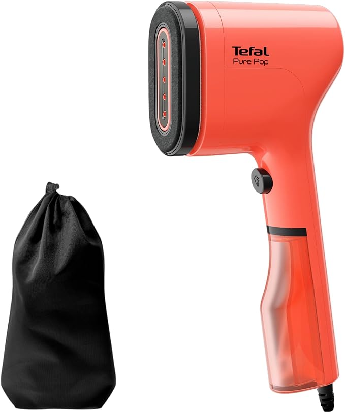 Tefal Pure Pop DT2022 Tragbare Dampfbürste 0,07 l 1300 W Koralle (DT2022E1) marca TEFAL