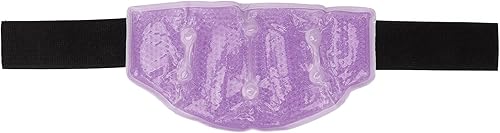 Miniatura 8 de Envoltura de hielo para el cuello, compresa fría y caliente, para aliviar el dolor, reutilizable, con cuentas de gel refrescante para el cuello
