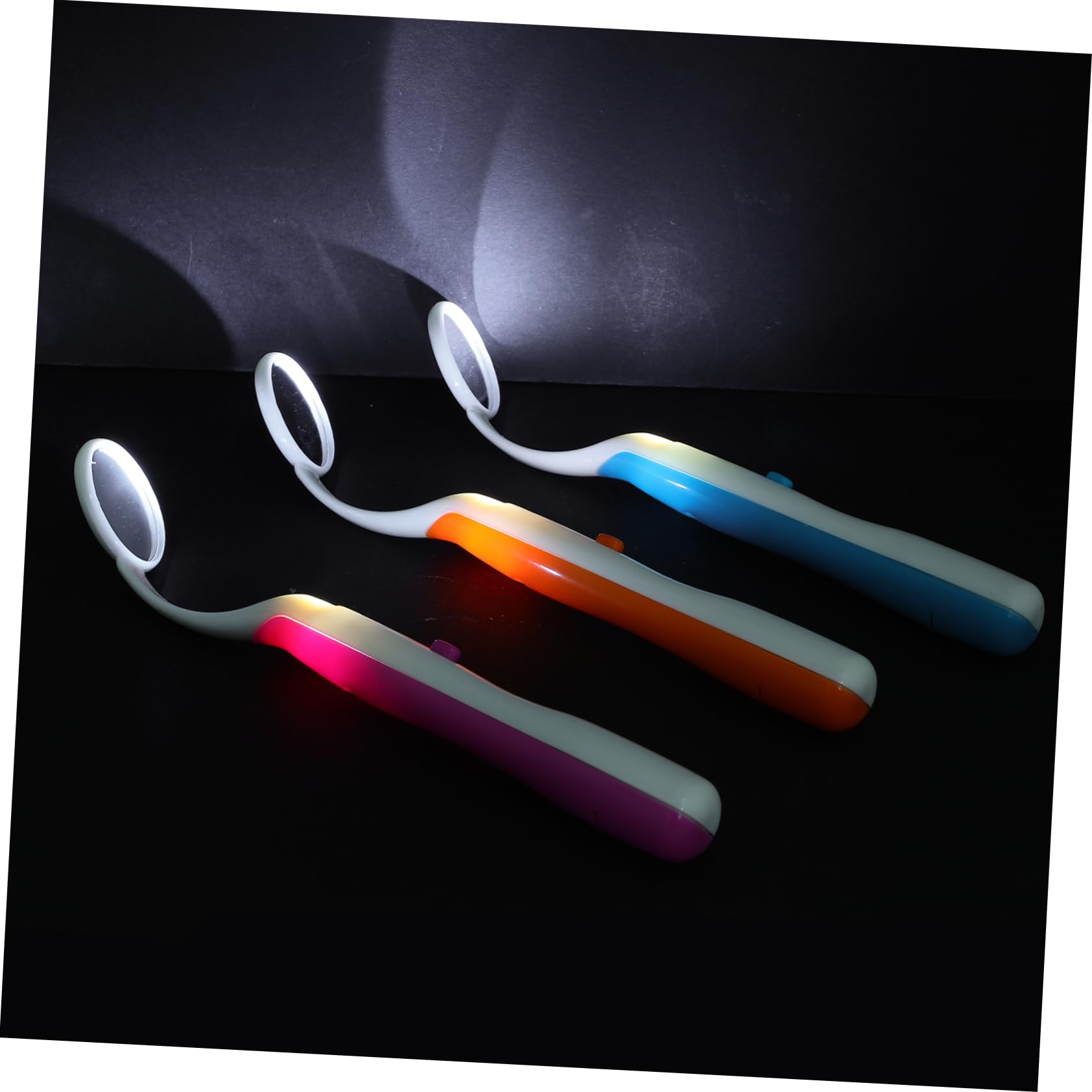 GLEAVI 15pezzi Specchi Dentista Con Led Per Ispezione Orale Per Dei Colori Portatile Per