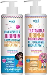 Widi Care Jubinha Kit Infantil, Shampoo e Condicionador Hidratante, 300ml Cada