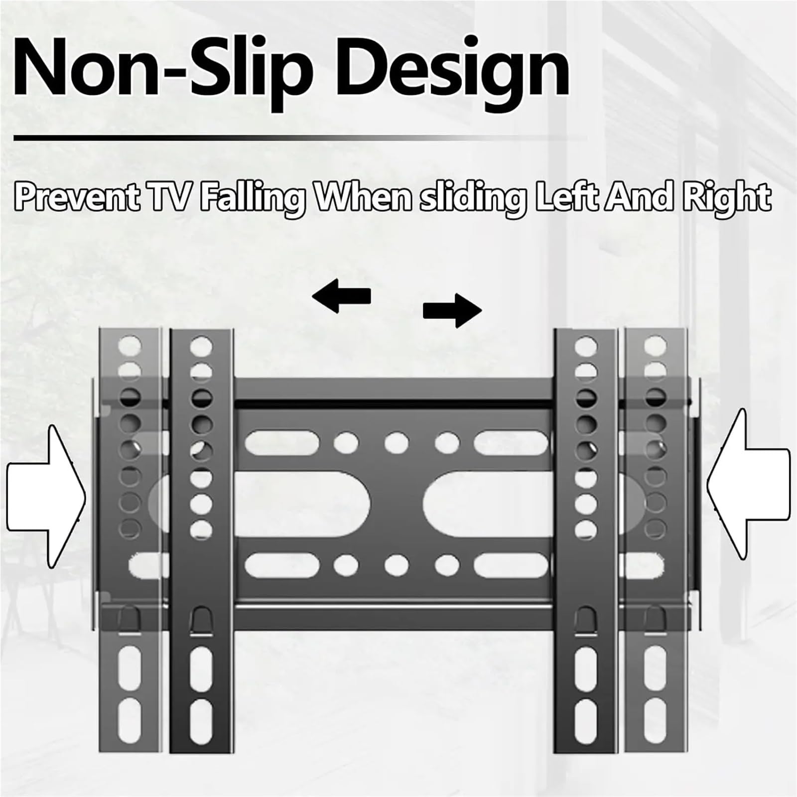 Soporte de TV de 14 a 42 Pulgadas, Ajustable, de Perfil bajo, para Pantalla Plana de Plasma o Curva.