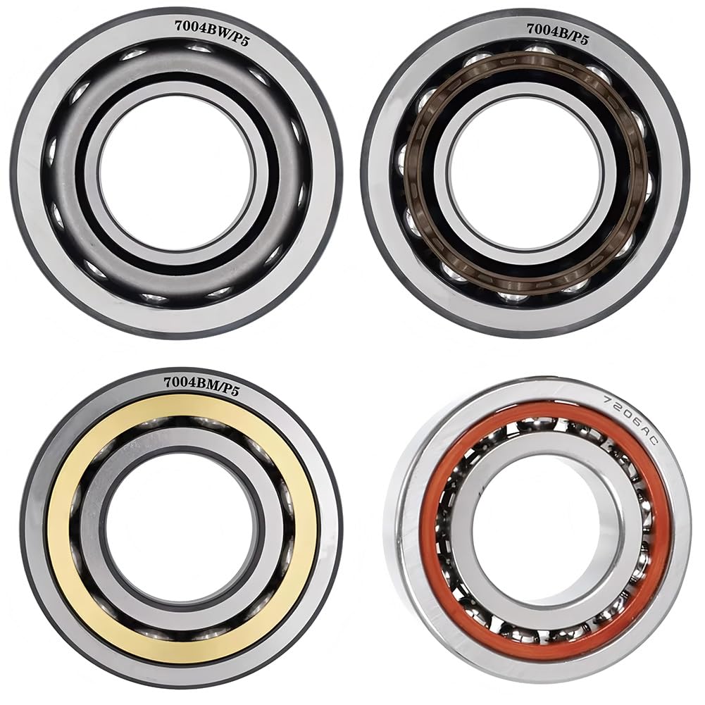 1 pieza 7018 AC P4 Rodamientos de bolas de contacto angular de una hilera de 90 mm x 140 mm x 24 mm rodamientos de rotación de precisión para máquinas herramienta y engranajes