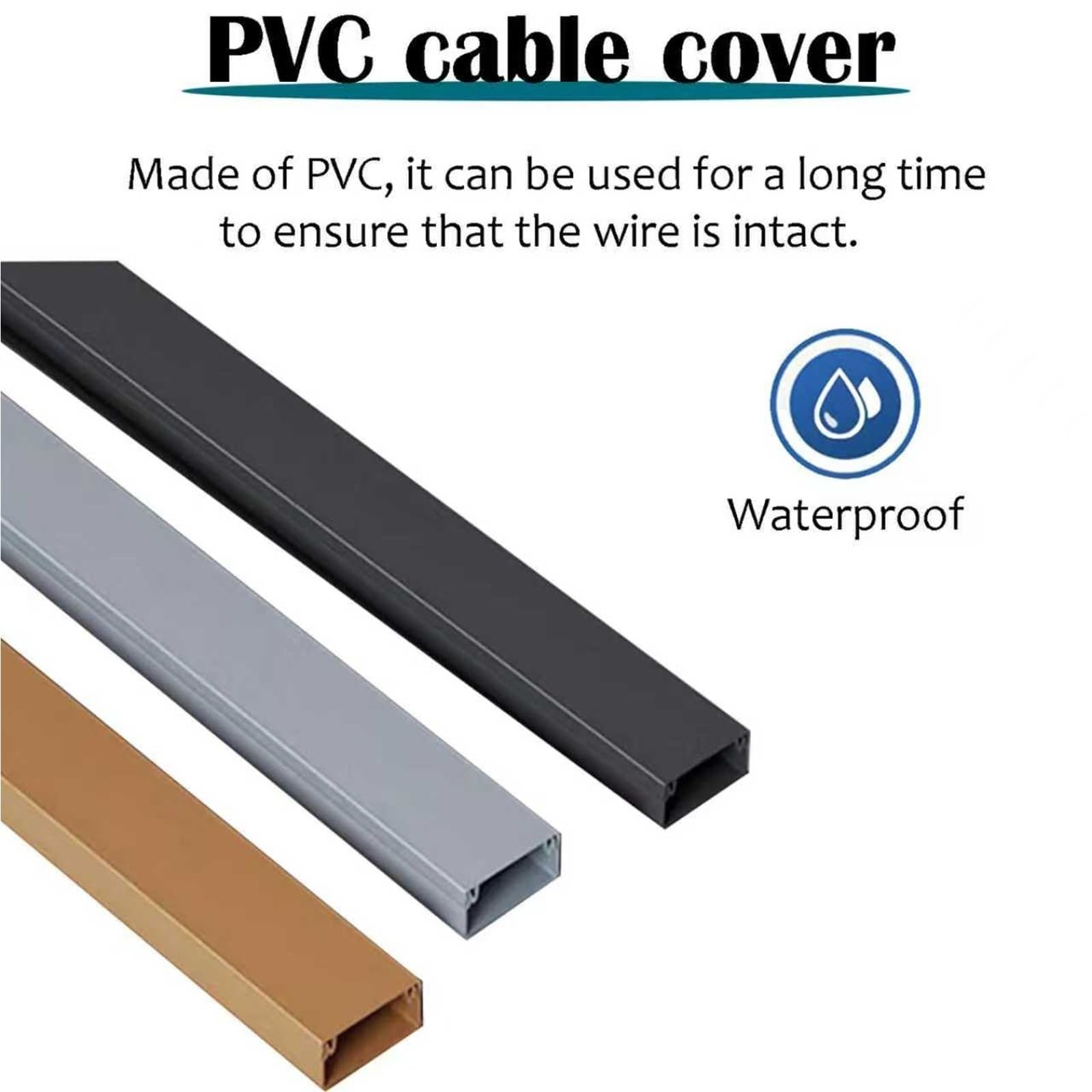 calpestabile passacavi Copricavo Schermante Nero/grigio, Protezione Per Cavi Da Pavimento Da 12, 16, 20, 30, 39 Mm Di Larghezza Ufficio, Per Nascondere ​​PVC(B-20 pcs,W H 12mm x 7mm)