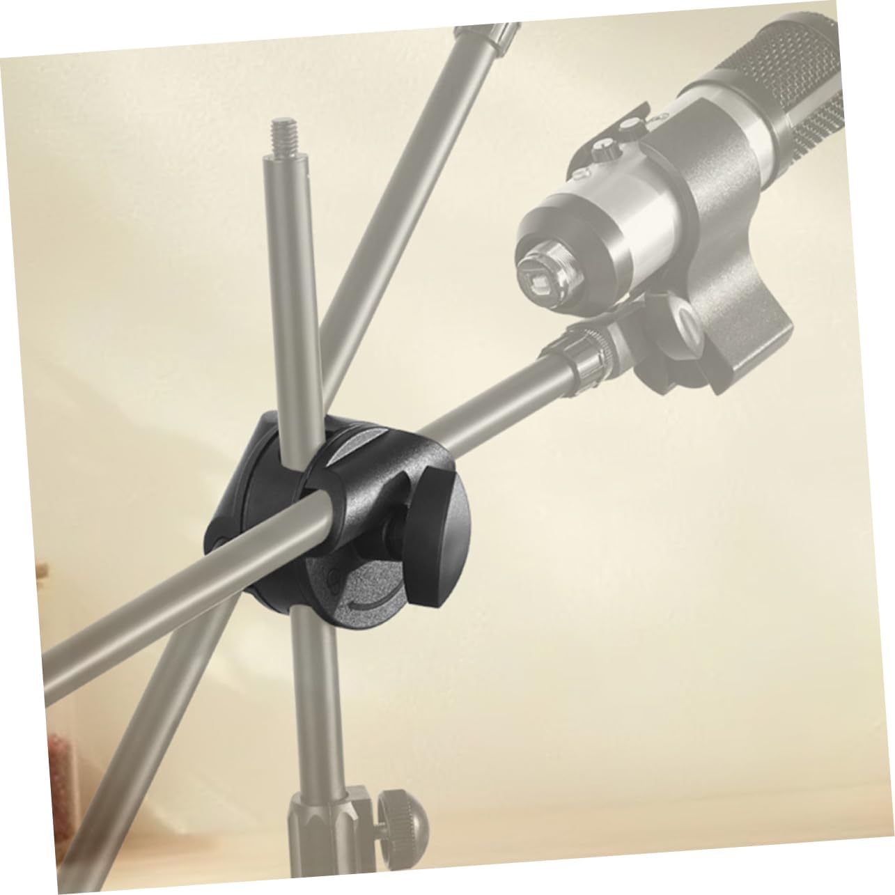 3pcs Microphone Arm Adapter Compact Sturdy Mic Stand Extension for Desktop Workbench Multi-functional Design Easy Installation Compatible Various Microphone Types