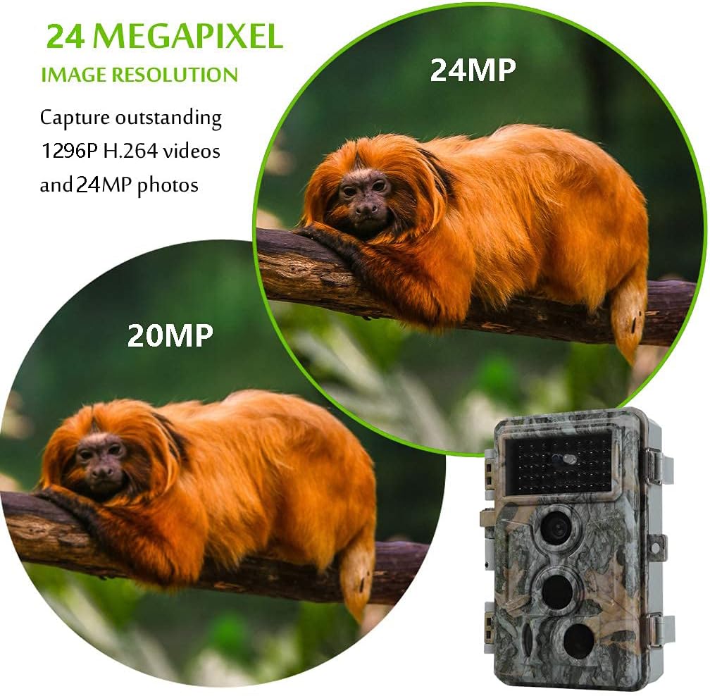 Flash Deals - 60% OFF Folgtek 3PCS Trail Camera 24MP 1296P HD Video with No-Glowing Night Vision Motion Detection 120° Wide Angle for Farm Security Authentic Crazy Deals Folgtek 3PCS Trail Camera 24MP 1296P HD Video with No-Glowing Night Vision Motion Detection 120° Wide Angle for Farm Security