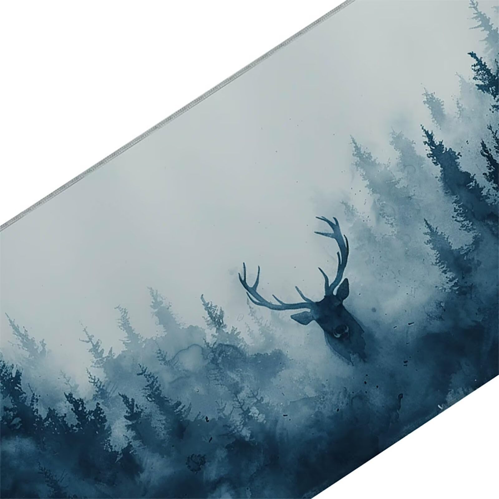 Animale Tappetino Mouse Gaming xxl 1000 x 500 mm, Tappetino Scrivania Grigio Con Bordi Cuciti, Presa Stabile su Superfici Lisce, Impermeabile Antiscivolo Mouse Pad per Gaming Accessori Regalo v2-202