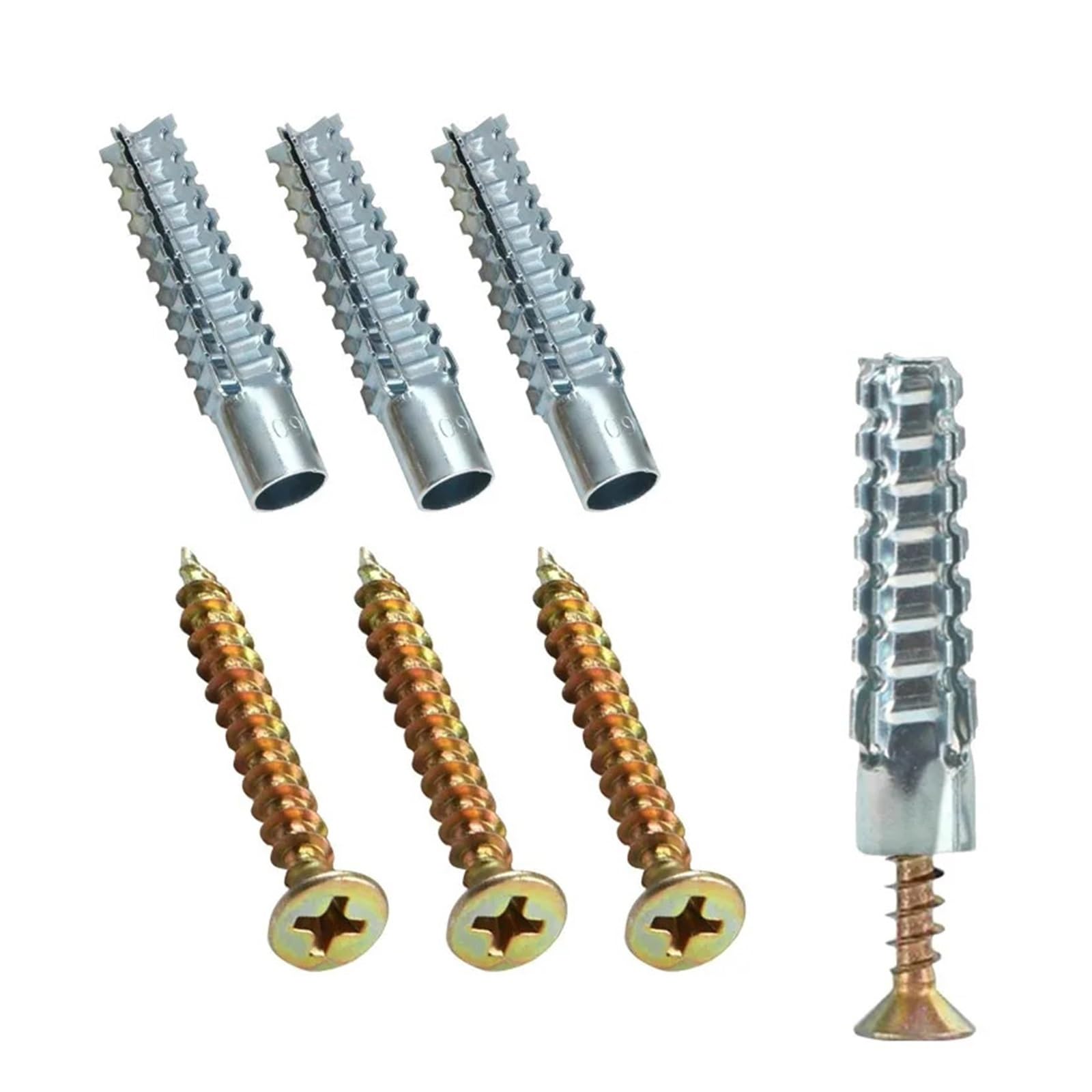 Hinge Repair Anchors 10/200Set Expansion Tube Screws Sets