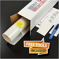 Vista 2 de BDF Película decorativa para ventana de 4 pines en blanco (24 pulgadas x 7 pies)